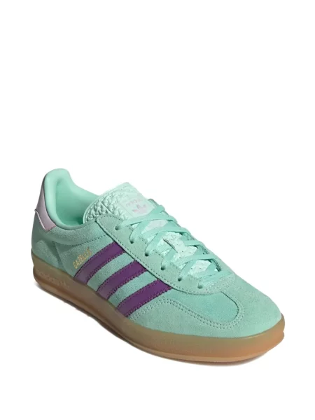 Δερμάτινα sneakers Adidas Samba με λεοπαρ μοτιβο από λουστρίνι λευκό
