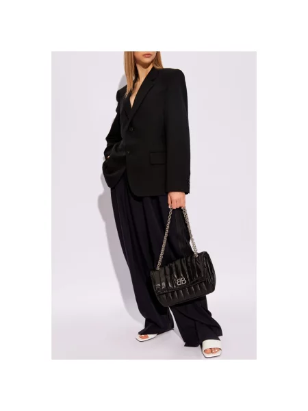 Marynarka Balenciaga wełniana czarna