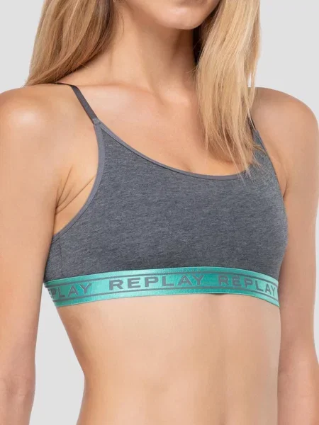 Бюстгальтер Replay серый