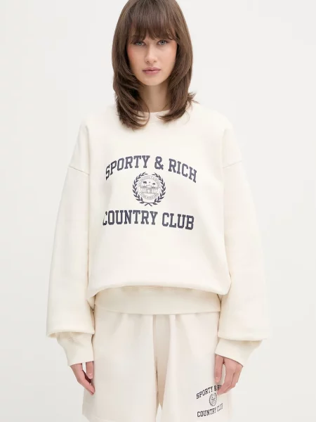 Sporty & Rich Varsity Crest hanorac din pentru femei