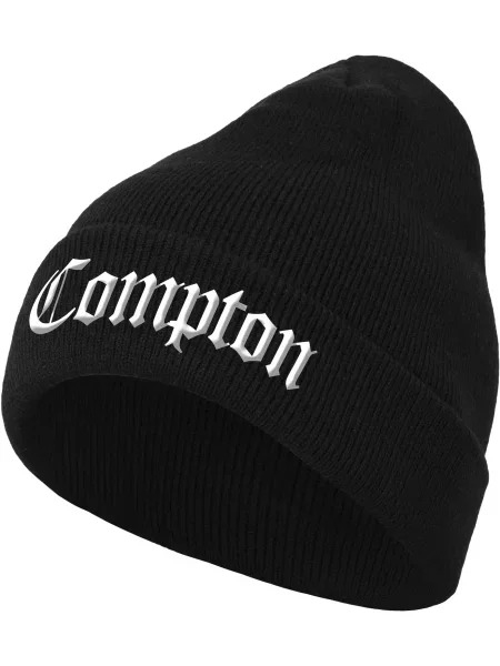 Mister Tee Σκούφος Compton μαύρο λευκό