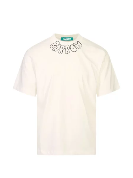 Ursuleț de pluș tricou Barrow cu imagine alb