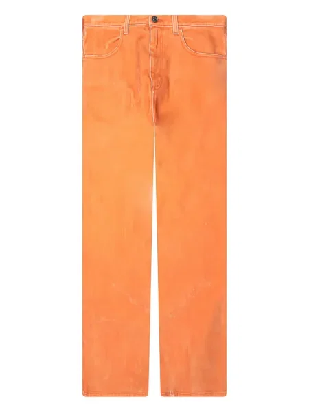 Blugi Marni cu 5 buzunare portocaliu