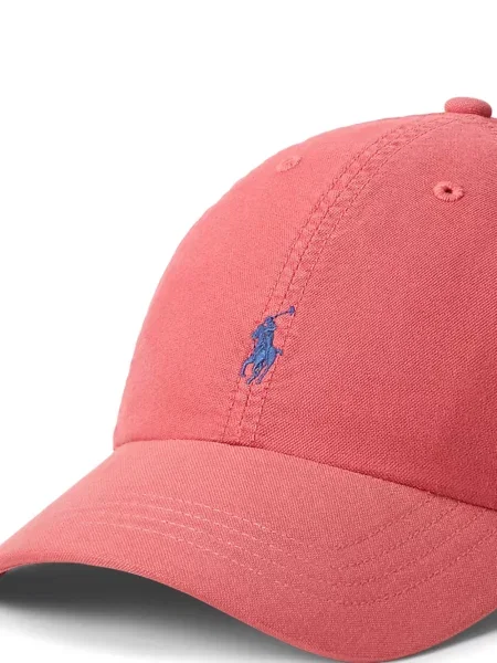 Czapka z daszkiem dziecięca Polo Ralph Lauren różowa
