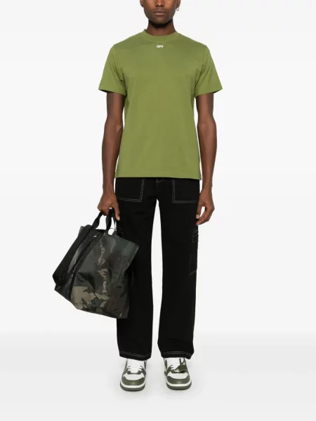 Tricou Off-white cu imagine alb