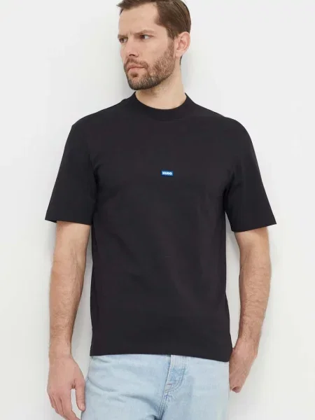 HUGO Blue tricou bărbătesc din Nieros negru