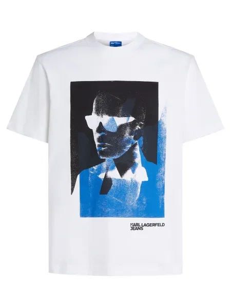 KARL LAGERFELD Póló Regular Fit fehér
