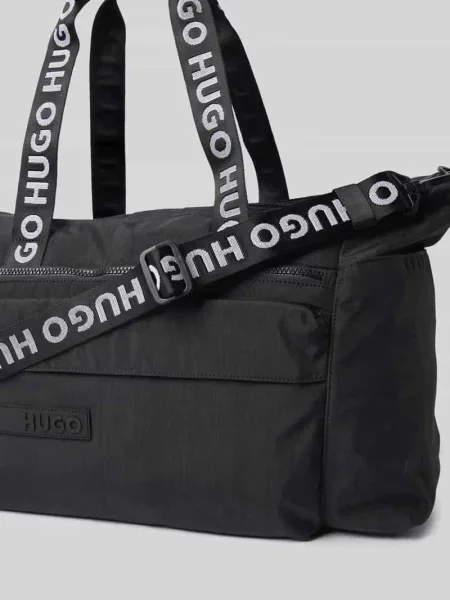 Torba weekendowa z naszywką z logo model ‘Colyns_Holdall’ Hugo czarna