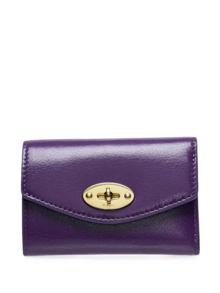 Portofel Mulberry din piele violet