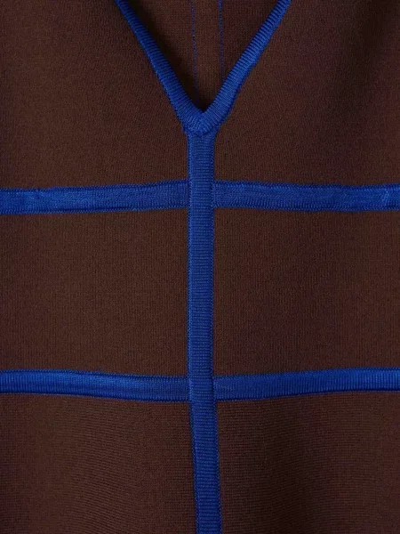 Rochie mini Staud fără mâneci maro