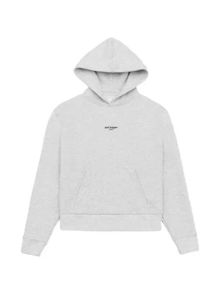 Mikina s kapucí Axel Arigato s potiskem šedá
