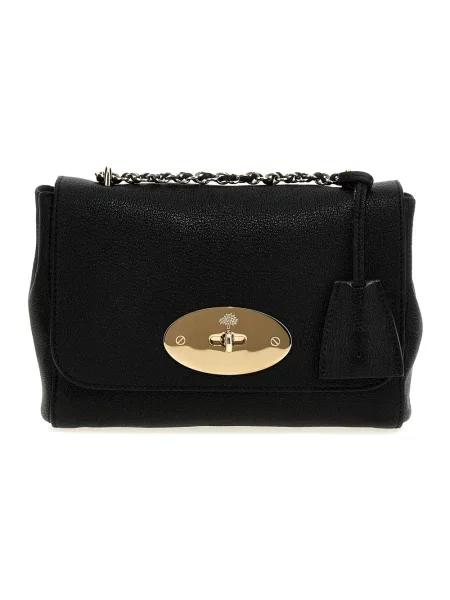 Torebka crossbody Mulberry skórzana czarna