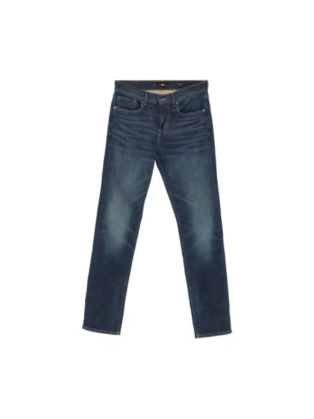 Jeansy 7 For All Mankind niebieskie