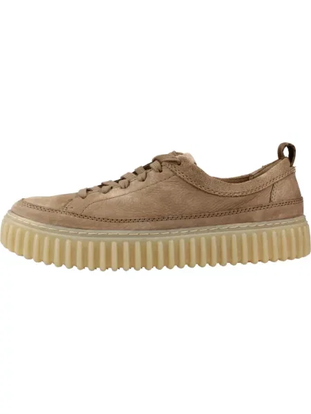 Sneakersy Clarks brązowe