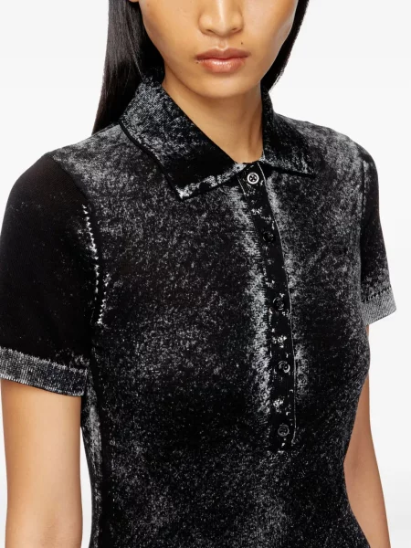 Rochie Diesel cu broderie de costum negru