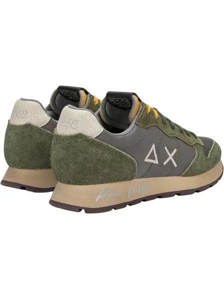 Pantofi Sun68 retro verde