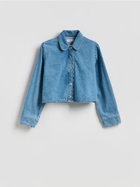 Reserved Jachetă din denim albastru