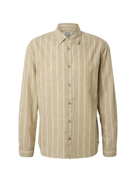 INDICODE JEANS Cămașă Tryp bej închis / natural alb