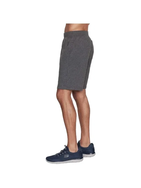 Pantaloni Skechers scurte gri