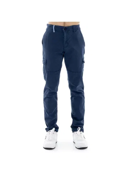Pantaloni cargo Leone 1947 albastru