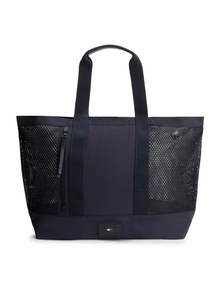 Geantă Tommy Hilfiger albastru