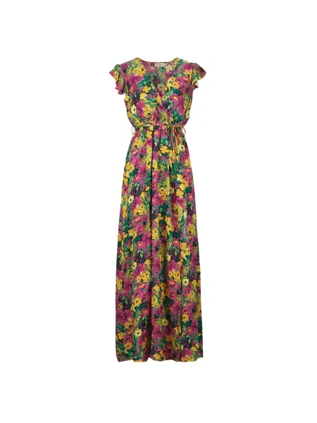 Maksi obleka Moony Mood rumena