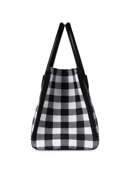 Geantă Givenchy în carouri din canvas alb