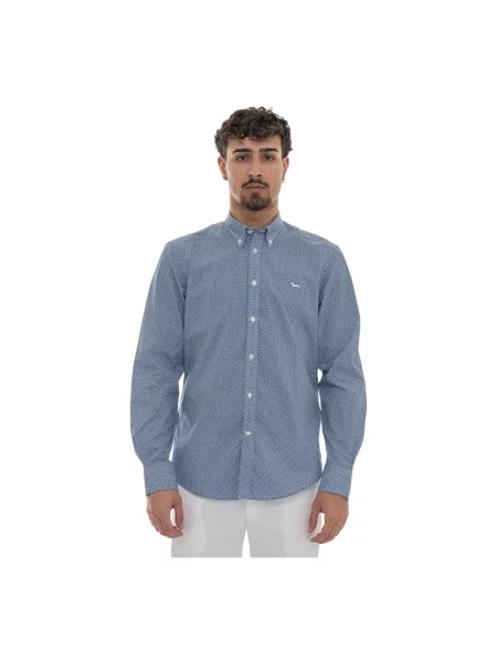 Koszula Harmont & Blaine casual niebieska