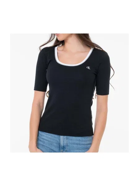 Calvin Klein Jeans Tričko čierna