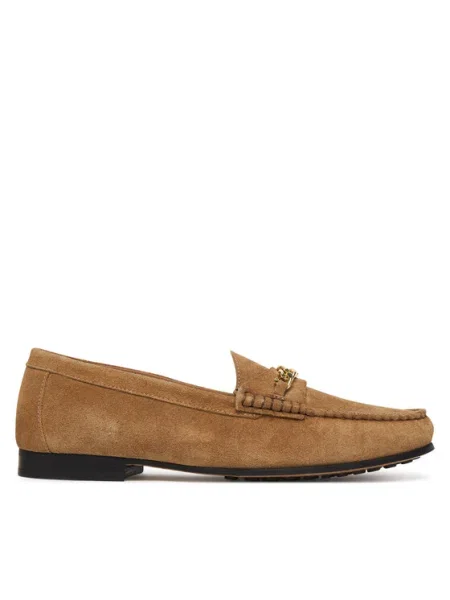 Szarvasbőr mokaszin Tommy Hilfiger barna