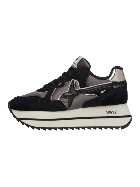 Sneakersy W6yz zamszowe czarne