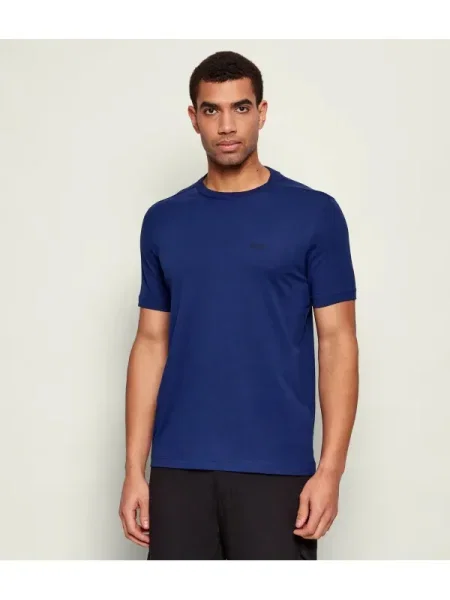 BOSS GREEN Tricou Tee | stretch verde