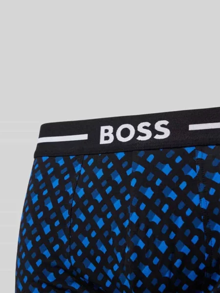 Obcisłe bokserki z elastycznym pasem z logo w zestawie 3 szt. BOSS