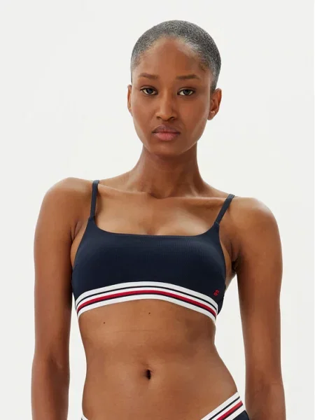 Tommy Hilfiger Góra od bikini Granatowy