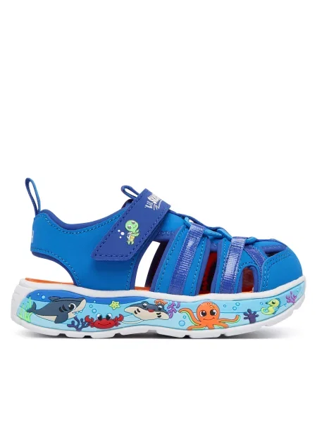 Sandále Skechers Infants Play Scene Splash modrá