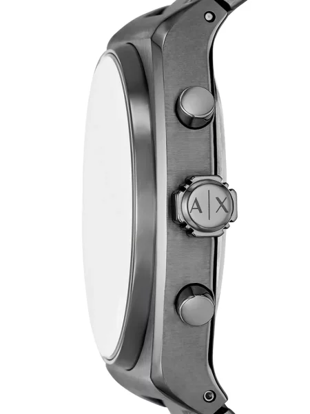 ARMANI EXCHANGE Ceas analogic argintiu / roșu / negru / alb gri