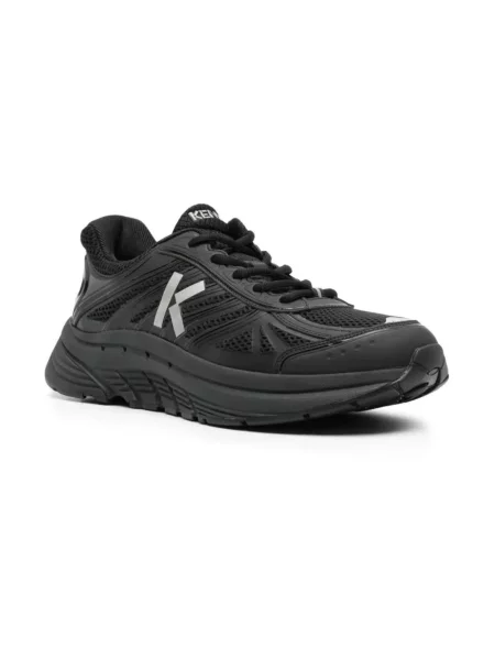 Sneakersy Kenzo sznurowane z logo czarne
