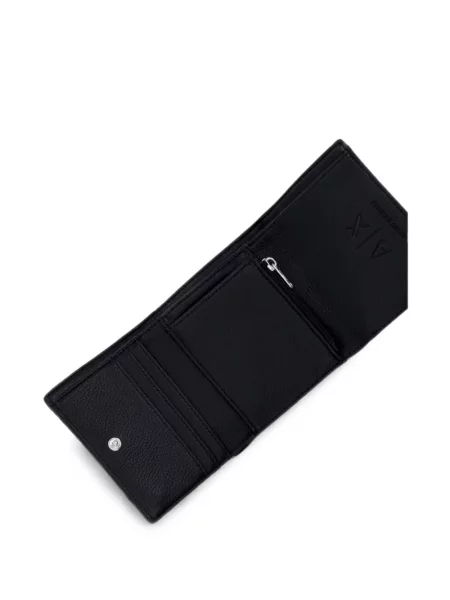 Portofel Armani Exchange cu autograf negru