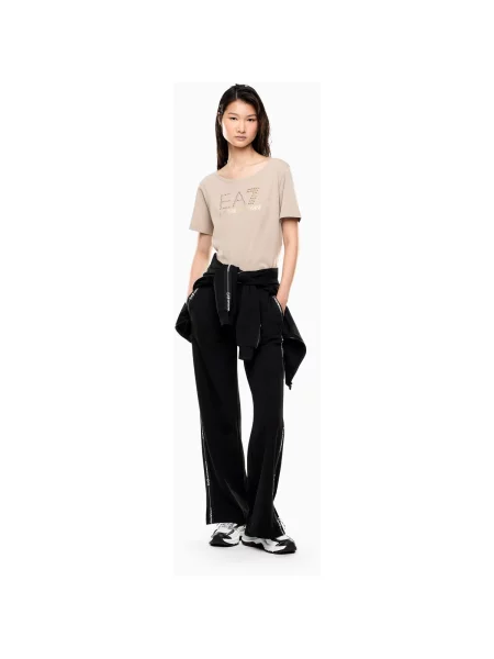 Tričko Emporio Armani Ea7 béžová