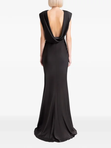 Rochie maxi Gemy Maalouf drapată de costum negru