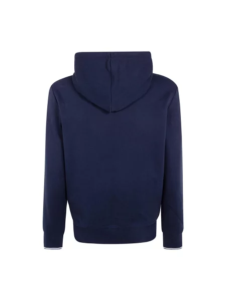 Bluza z kapturem Fred Perry z kapturem niebieska