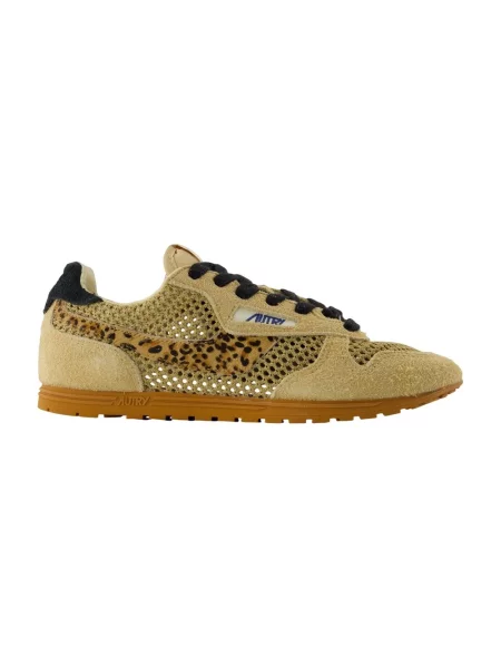 Sneakersy Autry skórzane beżowe