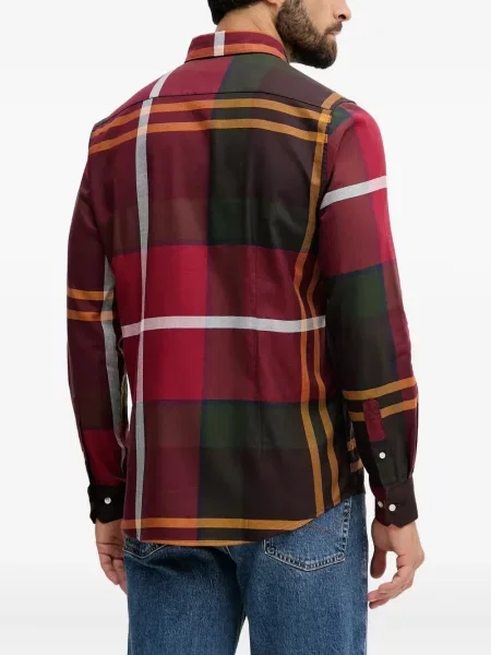 Kockás ing Barbour piros