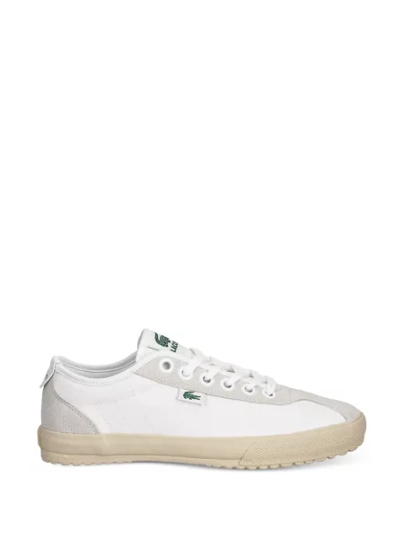 Sneakerși Lacoste cu autograf alb