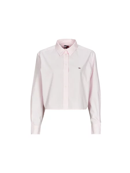 Tommy Jeans Bluza pastelno roza