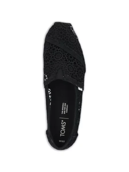 Espadrile Toms fără toc negru