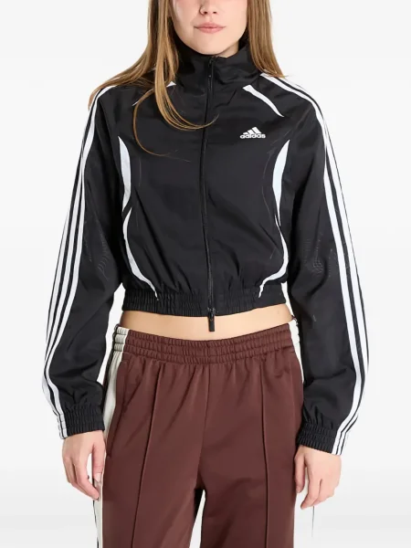 Csíkos dzseki Adidas fekete