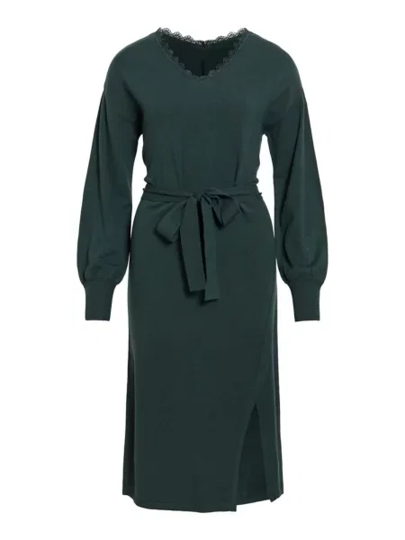 VILA Rochie tricotat VIRicky pin verde