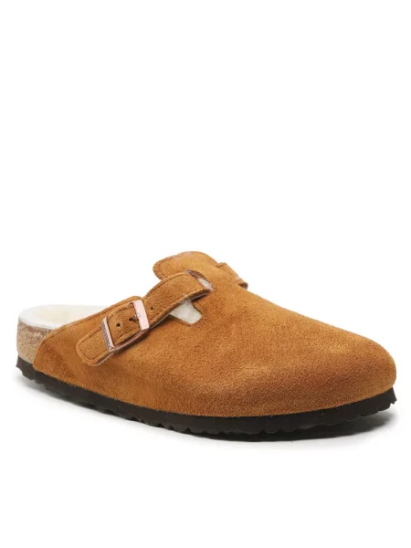 Birkenstock Тапочки Boston коричневий