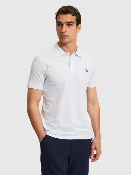 Поло US Polo білий